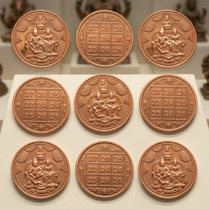 Lakshmi Kubera Coins Copper 9 nos.